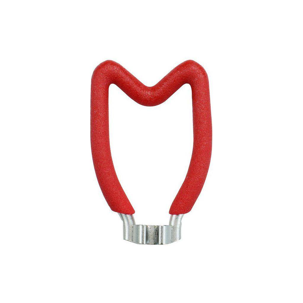 Icetoolz spaaknippelspanner 24008P3, geschikt voor 3,45mm spaaknippels, zichtbaar met gereedschap en spaken.