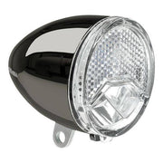Axa 606 E-bike koplamp met 15 lux, 6-48V, zichtbaar op fiets met helder licht en stevige bevestiging