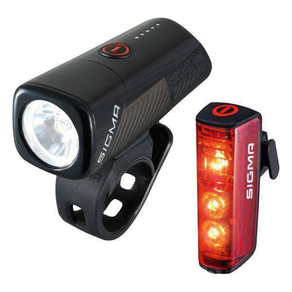 Sigma verlichtingsset Buster 400 en Blaze USB met lampen en accessoires voor professionele fotografie en videografie.