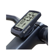 Sigma Fietscomputer EOX View 1300 voor E-bike, draadloos zwart, overzichtelijk display en gebruiksvriendelijk design.