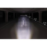 Busch & Müller Lumotec Myc N Plus koplamp met standlicht voor naafdynamo, 50 Lux, zwart met geïntegreerde lichtsensor op fiets