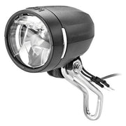 Busch & Müller Lumotec Myc N Plus koplamp met standlicht voor naafdynamo, 50 Lux, witte led verlichting.