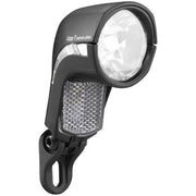Busch & Müller Lumotec Upp N Plus koplamp met standlicht, 30 lux, voor naafdynamo, zichtbaar met helder ontwerp en bevestigingsbeugel