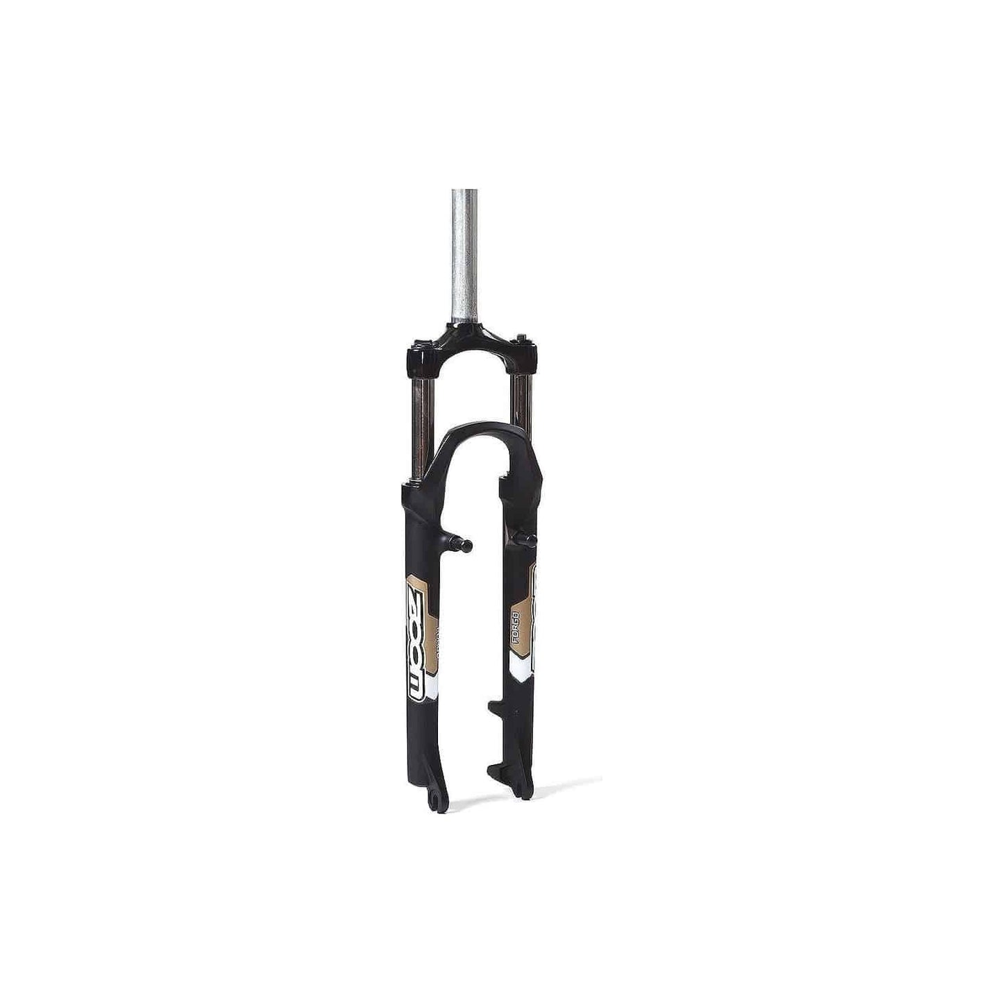 Verende Voorvork 26" Ahead Met 1-1/8" Vorkbuis Zoom 565 Ams - V-Brake / Is Disc - Mat Zwart - Le Coq Wielerartikelen