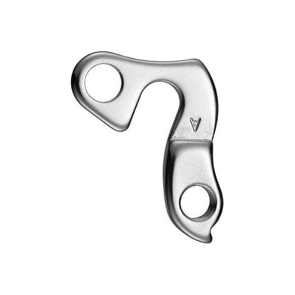 Zwarte derailleurpad van Marwi GH-013 voor fiets, zichtbaar met textuur en bevestigingspunten, geschikt voor diverse merken.