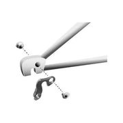 Zwarte derailleurpad van Marwi GH-013, geschikt voor diverse merken, ligt op een witte achtergrond.