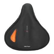 Zadelhoes van Selle Royal Royalgel, zwart, comfortabel zadeldekje voor fiets, bescherming en stijl voor het zadel.