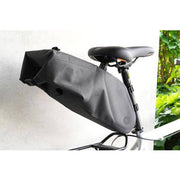 Zwarte Selle Royal Xlarge 7 liter waterdichte zadeltas voor fietsers, ideale bikepacking tas voor extra opbergruimte