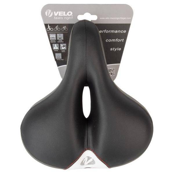 Fietszadel Velo Newport Gemini City / Comfort 245 X 212 Mm - Zonder Zadelklem - Le Coq Wielerartikelen