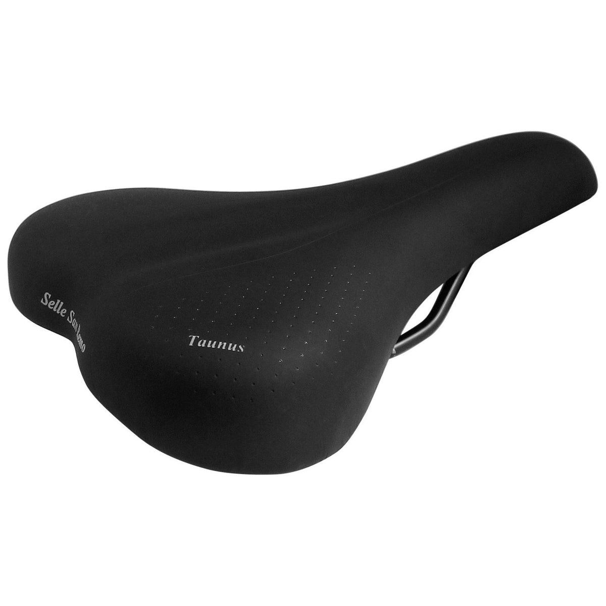 Selle San Remo Taunus kinderfietszadel voor MTB en ATB met comfortabele zitpositie op een kinderfiets.