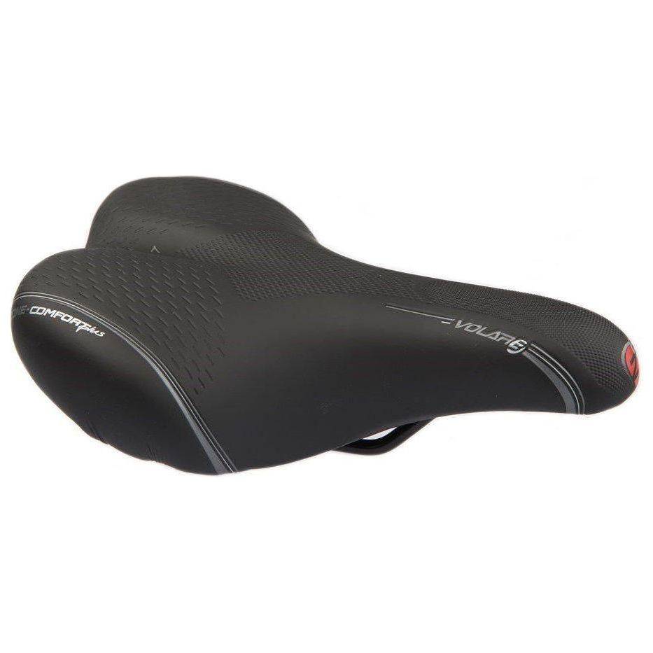 Zwart Selle Bassano Volare L Ns99 dames fietszadel voor stadsfietsen en e-bikes, comfortabele en duurzame zadeloptie