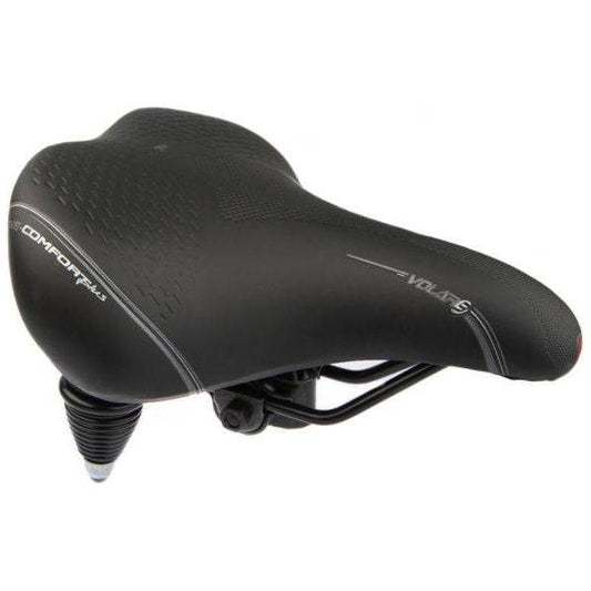 Fietszadel Selle Bassano Volare Xxl Cruiser - Zwart - Le Coq Wielerartikelen