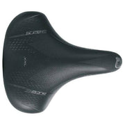 Zwart Selle Bassano Volare XXL Cruiser fietszadel voor stadsfiets en e-bike, comfortabel en ergonomisch ontworpen.