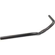 Zwart Primax E Noordwijk E stadsfiets stuur, 640 mm breedte en Ø25,4 mm klemdiameter, zichtbaar op de afbeelding.