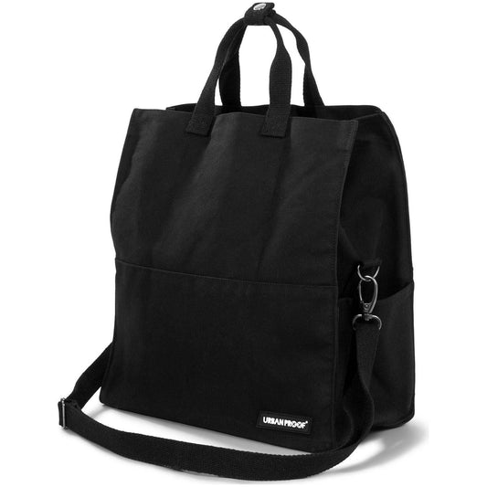Urban Proof Gerecyclede Fietstas City Tote Bag 22 Liter 36 X 32 X 19Cm - Zwart - Le Coq Wielerartikelen
