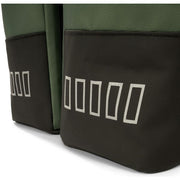 Dubbele fietstas van Urban Proof, gerecycled materiaal, 38 liter volume, geschikt voor dubbele rolltop bevestiging op fiets.