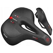 Wittkop Medicus Pro City 6.3 fietszadel met voorgevormde gelpads voor stadsfiets en e-bike, zwart en ergonomisch ontworpen.