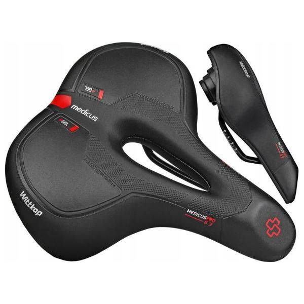 Wittkop Fietszadel Medicus Pro City 6.3 - Zwart - Le Coq Wielerartikelen