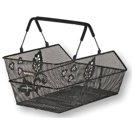 Basil Fietsmand Cento Flower Multi 44 X 30 X 23 Cm - Zwart - Le Coq Wielerartikelen