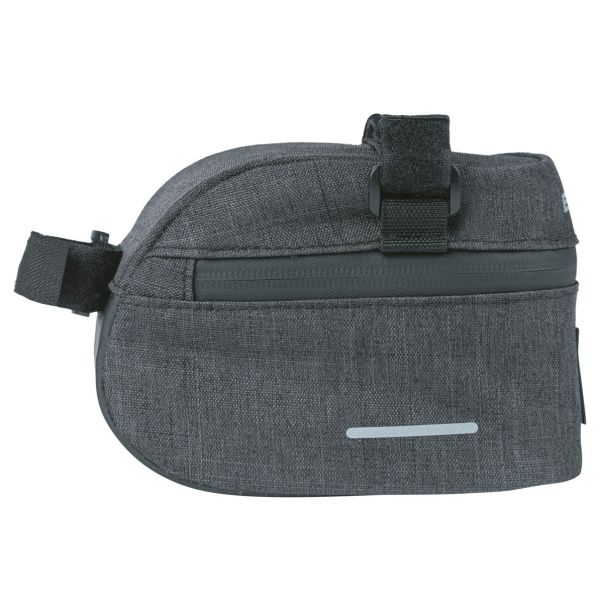 Zadeltas Basil Discovery 365D Waterafstotend, zwart, geschikt voor fiets, met verstelbare riem en waterbestendige afwerking
