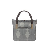 Basil Elegance fietstas enkel, 20-26 liter, gemaakt van gerecycled PET, zwart met eenvoudig design en verstelbare riem.