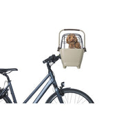Basil Buddy KF hondenfietsmand voorop met bevestigingssysteem, geschikt voor het vervoeren van honden op de fiets.