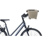 Basil Buddy KF hondenfietsmand voorop met bevestigingssysteem, geschikt voor veilige en comfortabele hondenvervoer op de fiets
