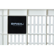 Basil Crate M fietskrat van 29,5 liter, gemaakt van gerecycled kunststof, bevestiging voor fietsen, geschikt voor transport.