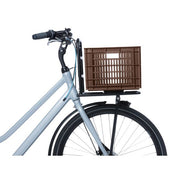 Basil M Fietskrat van gerecycled kunststof, 29,5 liter, stevige fietskrat voor fietsmand of bagagedrager.