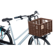 Basil M Fietskrat van gerecycled kunststof, 29,5 liter, geschikt voor fietstassen en fietsaccessoires.