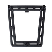 Zwarte Basil Mik Side Frame Adapter voor Mik Side systeem, fietstas accessoires, bevestigingsonderdeel voor fietsaccessoires