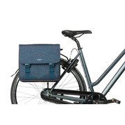 Basil Flair 35 liter dubbele waterdichte achterfiets tas met universele brug, geschikt voor veilige fietstransporten