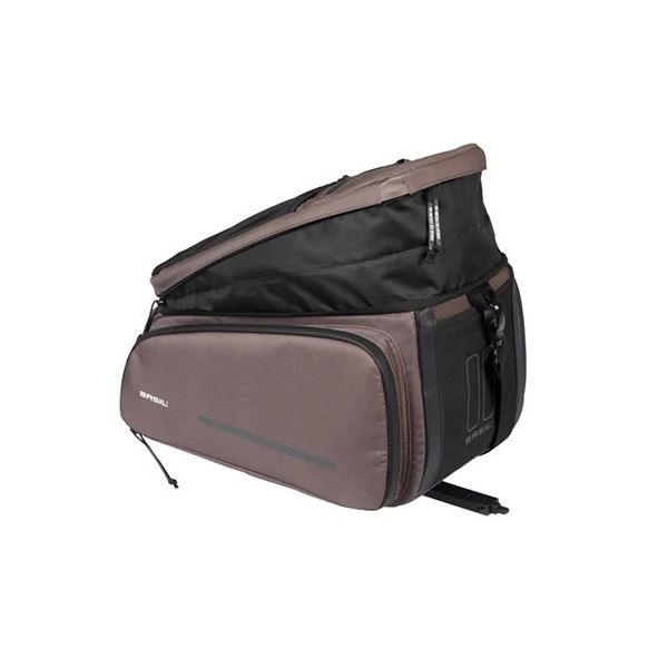 Basil Move Mik bagagedragertas met 10-26 liter capaciteit, stevige tas voor bagage en reisaccessoires