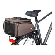 Basil Move MIK bagagedragertas met 10-26 liter capaciteit, zwart, waterafstotende tas voor bagage en reisaccessoires