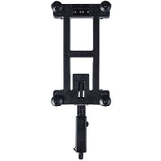 Zwarte Basil MIK Adapterplaat 2.0 voor fietstas en accessoires, afsluitbare montageplaat op fiets.