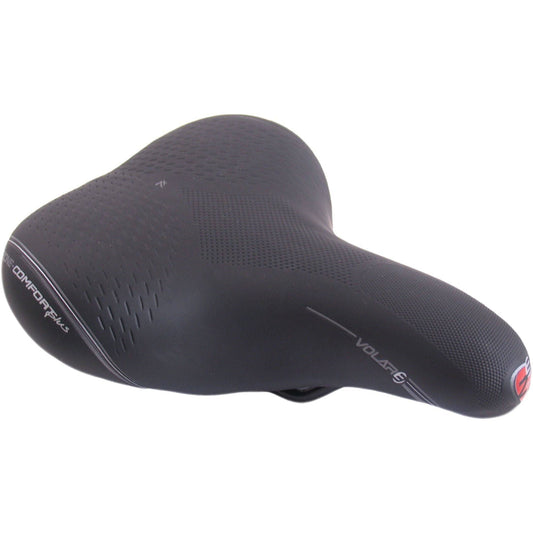 Selle Bassano Fietszadel Volare Xl - Zwart - Le Coq Wielerartikelen
