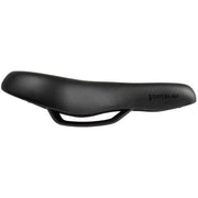 Ventura Asa R3 stadsfiets- en racefietszadel in zwart, comfortabel en lichtgewicht voor stads- en e-bike gebruik.