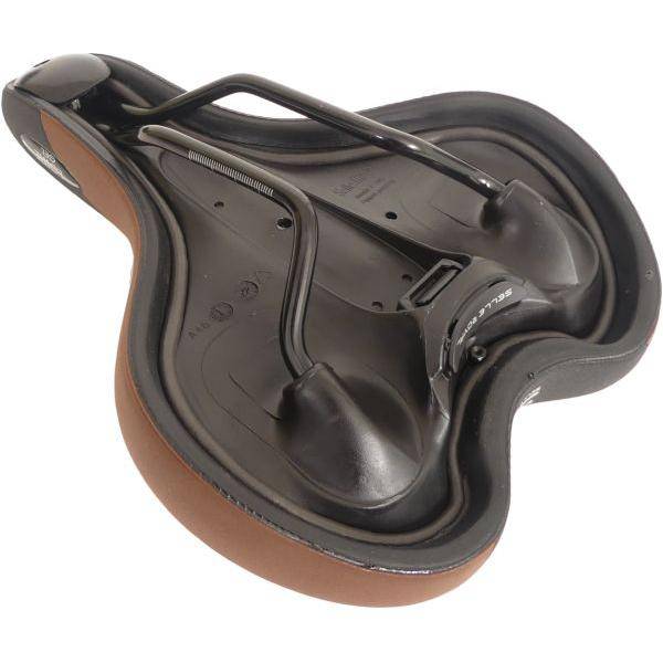Selle Royal Fietszadel Loire 5135 - Zwart/Bruin - Le Coq Wielerartikelen