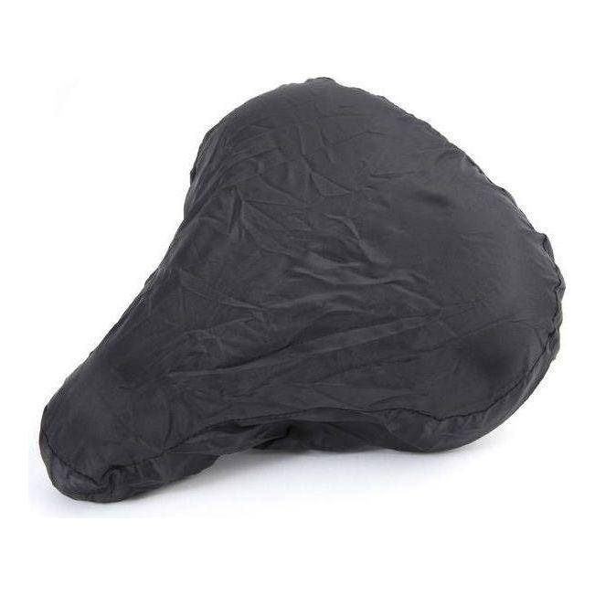 Zadelhoes Mirage Undercover Zadeldek in zwart stretch nylon, universeel passend voor comfortabel en beschermend fietsgebruik