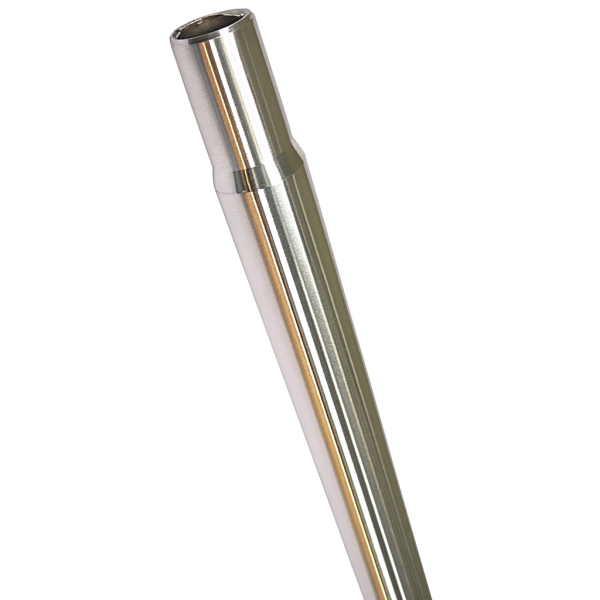 Edge aluminium zadelpen van 300 mm in zilver, lichtgewicht en duurzame fietsaccessoire voor comfortabele ritten.