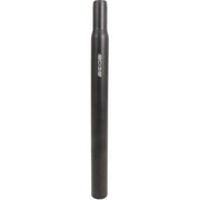 Edge Zadelpen Kaars Ø25,4 mm, 300 mm lang, aluminium, mat zwart, fietsaccessoire zichtbaar met bevestigingsvlak en profiel