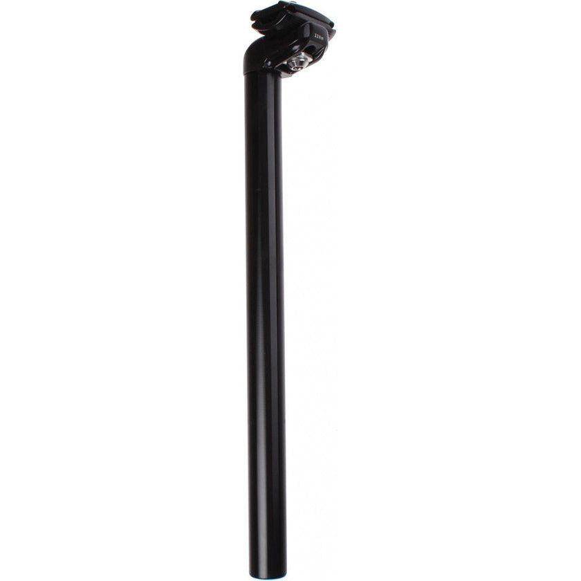 Zwarte Kalloy ATB zadelpen Ø27,2 mm en 350 mm lang, geschikt voor mountainbikes en fietsen.
