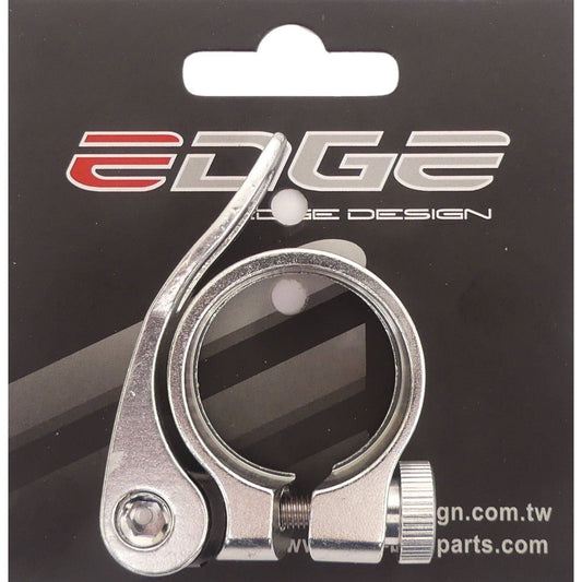 Zadelpenklem Mm Edge Aluminium Met Snelspanner - Zilver - Le Coq Wielerartikelen