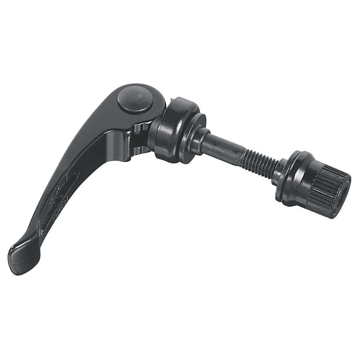Zwart aluminium snelspanhendel voor zadelpen, M6-M8, 35 mm, geschikt voor fietsaccessoires van Ergotec