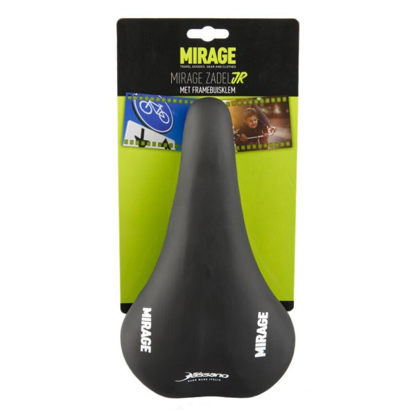 Selle enfant Mirage SB avec collier de serrage pour tube de cadre