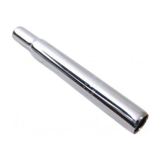 Vinty Zadelpen Kaars Ø25.4 Mm / 350 Mm - Zwart Verchroomd - Le Coq Wielerartikelen