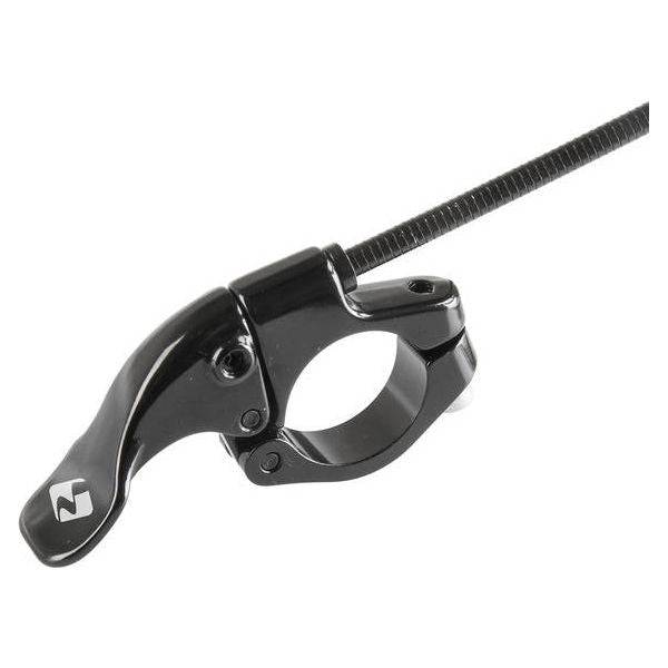 M-Wave Dropper Zadelpen Levitate Ex, verstelbare hoogte 0-125 mm, Ø31,6 mm, geschikt als zadel toebehoren, zichtbaar in de afbeelding.