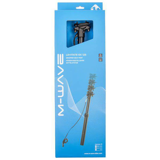M-Wave Dropper Zadelpen Levitate Ex 0-125 Mm In Hoogte Verstelbaar Ø30.9Mm - Le Coq Wielerartikelen