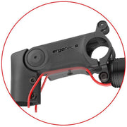 Ergotec stuurpen Ahead 50 XL Si Ø28.6mm voor vorken en Ø31.8mm stuurbuizen, zwart, stevige fietsonderdelen