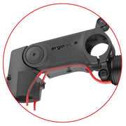 Zwarte Ergotec Sepia XL Fi Ahead stuurpen van 90 mm voor fiets, zichtbaar op de afbeelding.